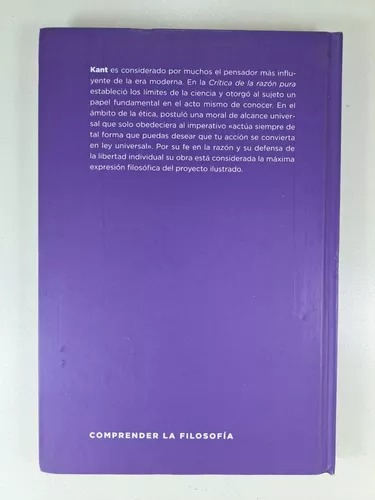 Kant - Colección Comprender La Filosofia - Rba Libro Nuevo