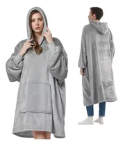 Comprar Bata Frazada Polerones Felpa Con Capucha Manta Polar