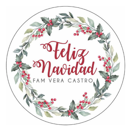 150 Stickers Personalizados Para Navidad