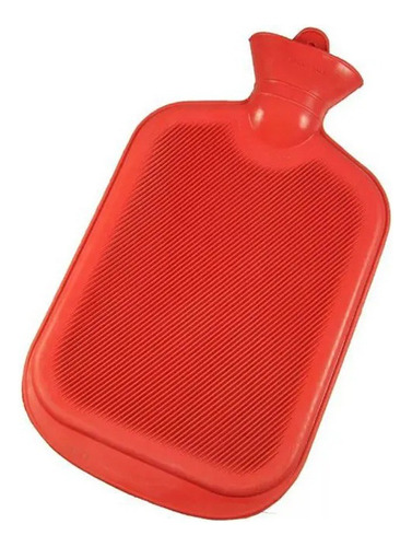 Bolsa Térmica De Água Quente Fria De Borracha Cor Vermelho