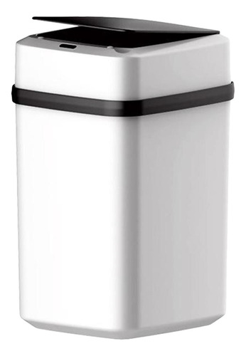 Contenedor De Basura Automático 12l Negro Negro Pequeño