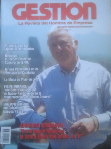 Revista Gestión / Marzo 2004 / N° 346 / Abraham Senerman