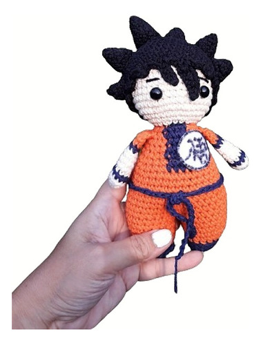 Goku / Amigurumi / Personaje / Tejido A Crochet / Peluche