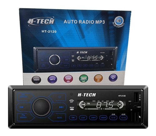 Auto Rádio Player Htech 2120 Bluetooth Touch Screen - 4x45w