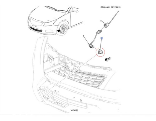 Sensor Temperatura Ambiente Silverado 2500 2000-2014 Orig Gm