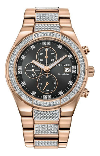 Relógio Citizen Ecodrive Crystal Ros Ca0753-55e Masculino