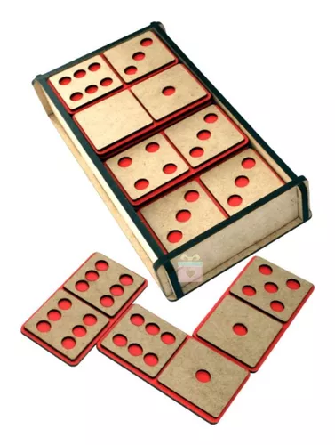 Jogo de domino infantil tatil textura simque