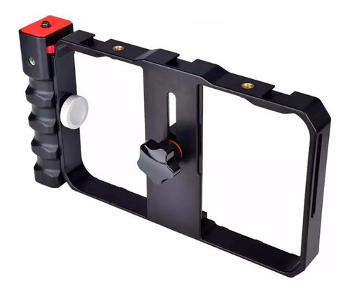 Imagen 6 de 10 de Soporte Jaula Estabilizadora Para Smartphone Con Mango