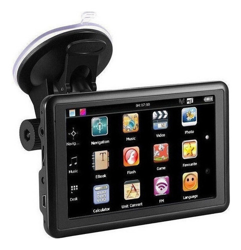 Navegador Gps Portátil Para Coche Hd 5 Pulgadas+tarjeta Sd 8