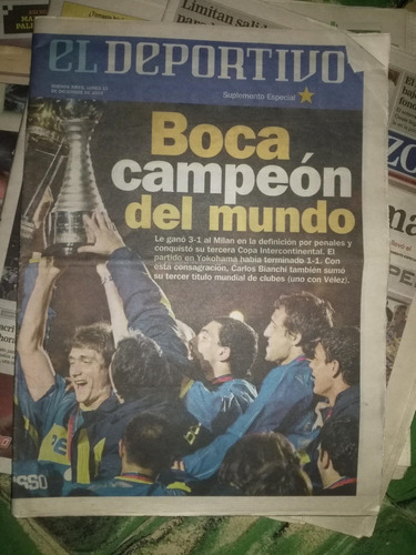 Diario Clarin El Deportivo Boca Campeon Del Mundo - 2003