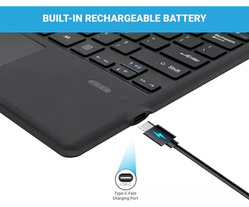 Compre Para Microsoft Surface Pro 4 / 5 / 6 / 7 Teclado Inalámbrico  Bluetooth Recargable Magnético (sin Retroiluminación) en China