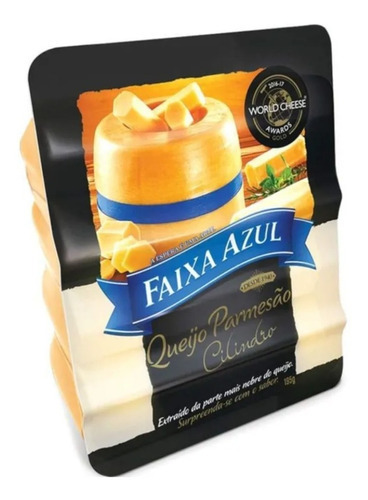 Queijo Parm. Faixa Azul Cilindro 6 Pcts. - Peso Tot. 1,2 Kg