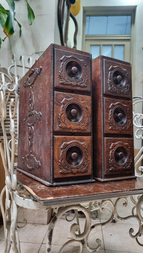 Antigua Cajonera Singer Original De Tres Cajones C/u (Usado)