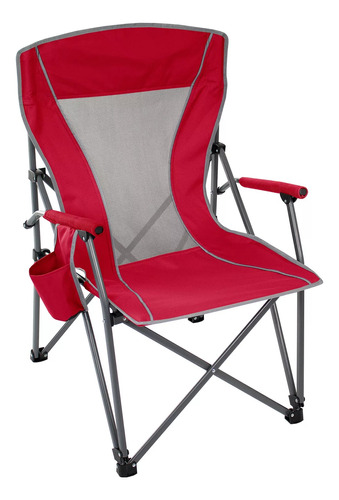 Silla Plegable Member's Mark Portátil Camping Pesca Bbq Roja