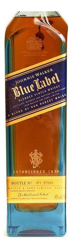 Pack De 12 Whisky Johnnie Walker Blend Blue Label 750 Ml