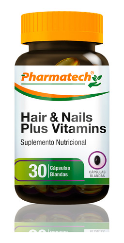 Vitaminas Y Minerales Cuidado Cabello Y Uñas 30 Caps Blandas