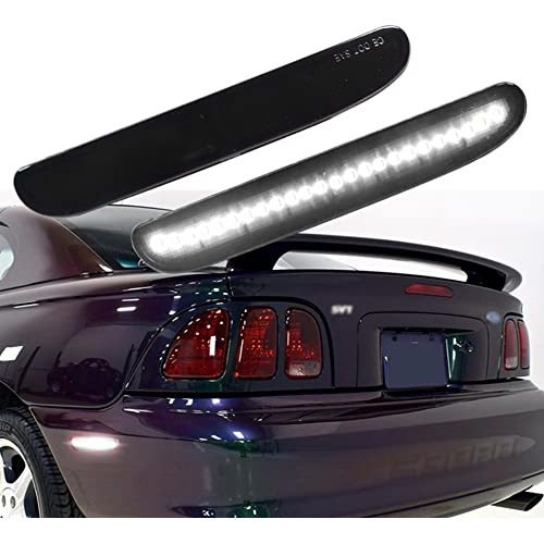 Juego De Luces Led Negras Lente Ahumada Ford Mustang V6...