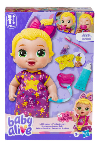 Muñeca Baby Alive Felices Sueños Lala Googoo
