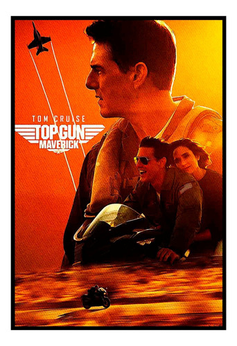 Cuadro Premium Poster 33x48cm Top Gun Vehiculos