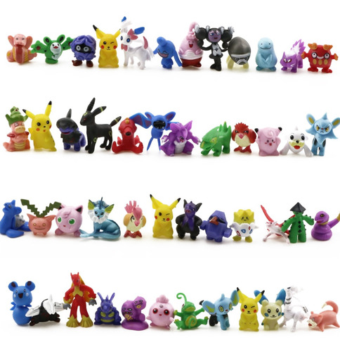 Set De Figuras De Acción Pequeñas De Pokémon 144 Piezas