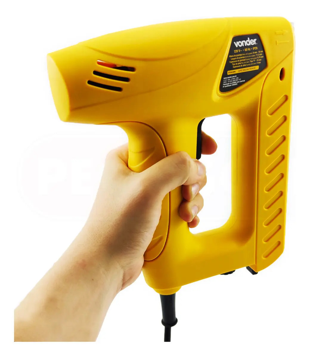 Grampeador Pinador Eletrico Profissional Vonder Gpe168