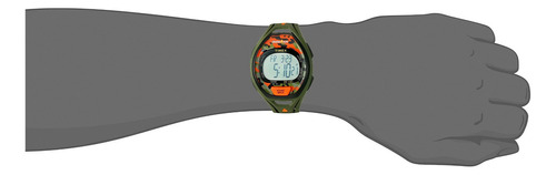 Reloj Deportivo Timex Ironman Sleek 50 Orange Camo Stopwatch