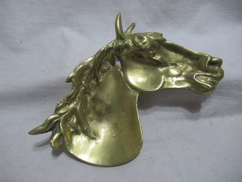 Bandeja Bronce Cabeza Caballo Despojador Joyas Llaves 20cm