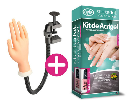 Kit De Acrigel Gnp Y Mano Con Soporte