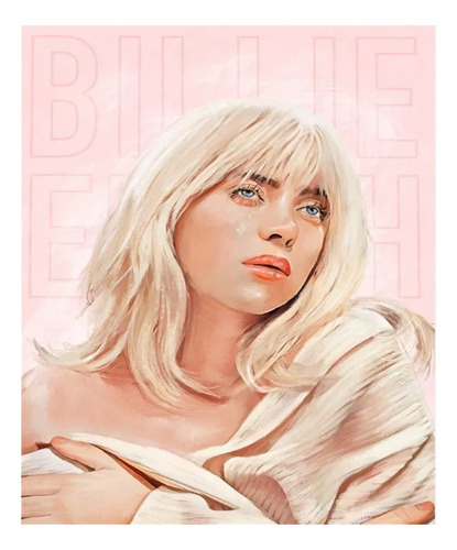 1 Pintura De Diamantes 5d De Billie Eilish Para Decoración