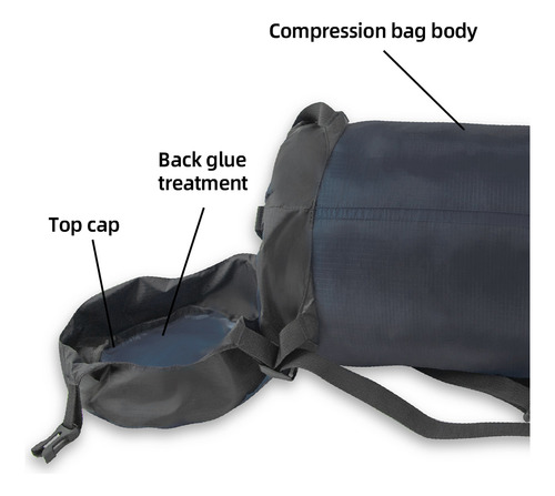 Saco De Compresión Para Guardar Sacos De Dormir, Pequeño 5-3
