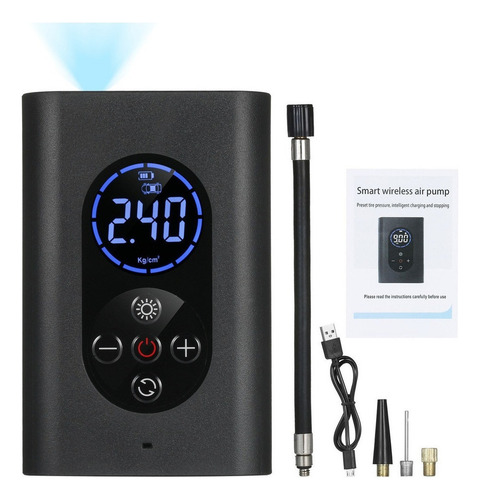 Yi Inflador Neumático 150 Psi Aire Compresor Eléctrico