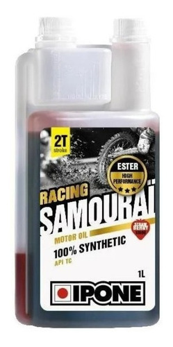 Aceite Sintético Moto Samourai Racing Frutilla 2t Ipone