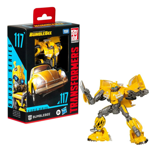 Autobot Bumblebee Transformers Studio Series Clase De Lujo , Transformers: Bumblebee , Se Transforma En 23 Pasos , 11 Cm., Figura De Acción, Para Niños Y Niñas De 8 Años O Más, Hasbro