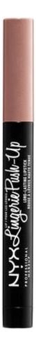 Labial Lingerie Push Up Nyx Professional De Larga Duración Acabado Mate Color Lace