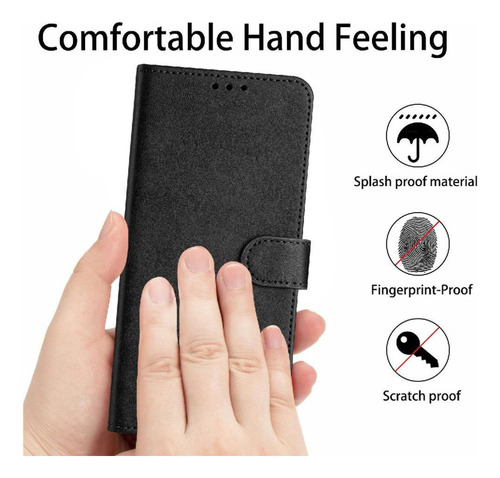 Funda Abatible Para Motorola Moto G84 5g Color Puro Con