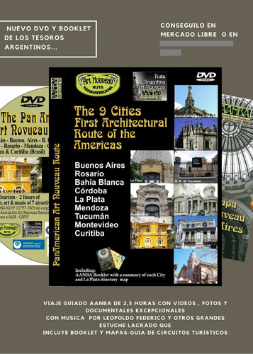 Dvd The 9 Cities First Architectural Route Of The Americas.