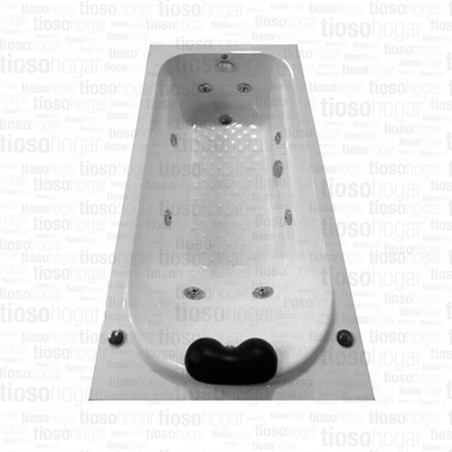 Imagen 1 de 10 de Hidromasaje Jacuzzi Bh150l 8 Jets Acrilico Piazza 150x70