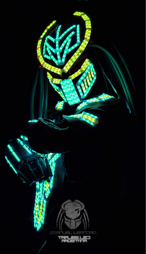 Trajes Robots De Leds Depredadores Para Shows