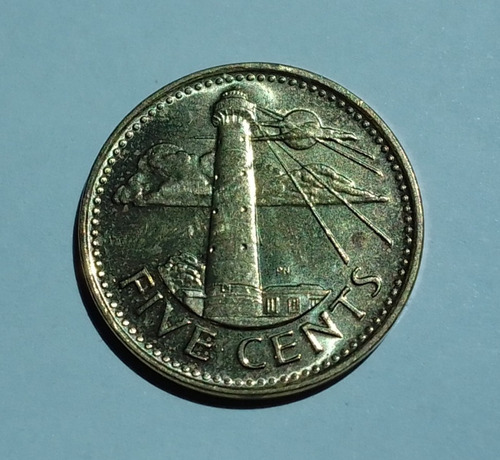Moneda Barbados 5 Cents