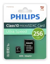 Comprar Tarjeta De Memoria Philips Micro Sd 256gb Clase 10 A1 U3 V30