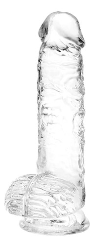Pequeno Transparente Realista 15cm, Com Ventosa
