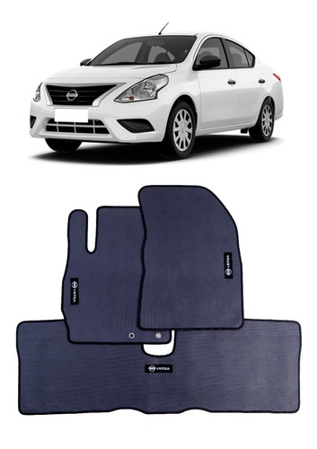 Imagem 1 de 9 de Tapete Nissan Versa Borracha 2014 2015 2016 2017 2018 2019