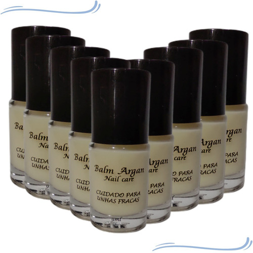 9 Tratamentos P/ Unhas Fracas Base Fortalecedora Balm Argan