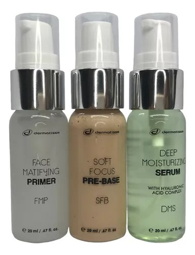 Pre Base, Serum Y Primer Para Rostro Dermatisse 20ml C/u Tono Del Primer Natural