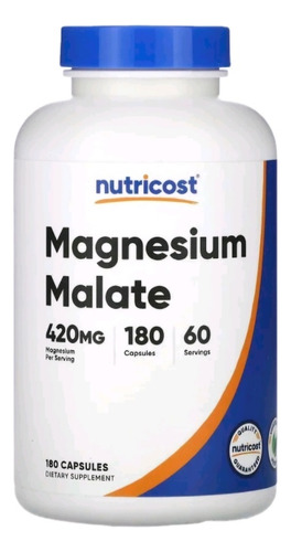 Malato De Magnesio 140 Mg X 180 Cáp - Unidad a $700