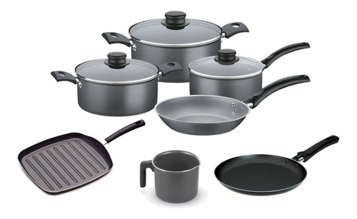 Set Tramontina Combo Juego De Cocina 10 Unidades. Teflon