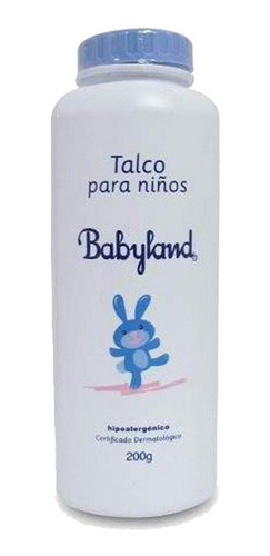 Talco Hipoalergénico Para Niños 200 Gr Babyland 