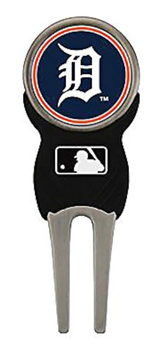 Mlb Detroit Tigers Divot Tool Pack Con 3 Marcadores De Pelot