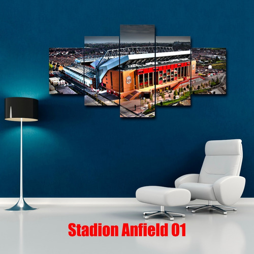 Cuadros En Canvas Liverpool Fc 150x80 Segmentado