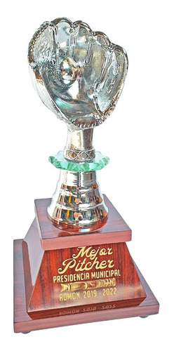Trofeo Béisbol Softbol Manopla